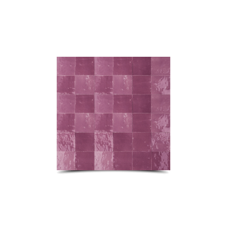 Handmade Purple Moroccan Mosaic Tiles - Durable 6x6, Indoor/Outdoor