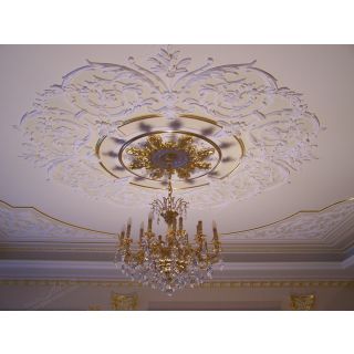 Moroccan Plaster Ceiling Rose | Handmade Fibreglass Finish