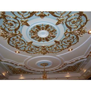 Premium Moroccan Handmade Gypsum Plaster Ceiling 034 for Exquisite Interiors