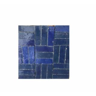 Royal Blue Handmade Moroccan Bejmat Tiles