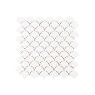 Moroccan Fish Scale Tiles - Marshmallow | Undersea Style