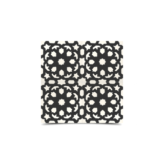 Moroccan Cement Floral Pattern Tiles - Handcrafted Vintage Design