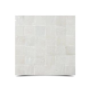 Moroccan Mosaic White Chiffon Tiles: Handcrafted Luxury Beauty