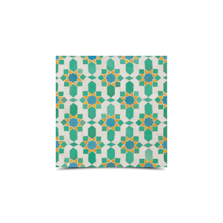 Moroccan Mosaic Pattern Tiles - Vibrant Glazed Finish