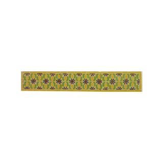 Moroccan Mosaic Border Tiles - Vibrant Yellow, Black & Red Stars
