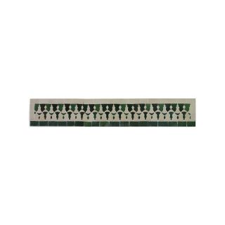 "Premium Moroccan Mosaic Border | Green & White Tilework"