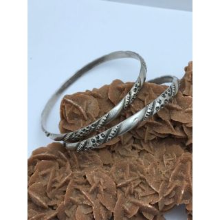 Moroccan Silver Tuareg Berber Geometric Bracelet - Handcrafted Statement Piece with Ethnic Charm and Modern Elegance.
