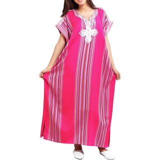 Elegant Moroccan Embroidered Kaftan Dress - Bohemian Chic Icon