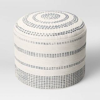 Moroccan Carpet Pouf - Handcrafted Luxury Seating