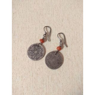 Moroccan Tuareg Berber Geometric Earrings - Handcrafted Intricate Designs