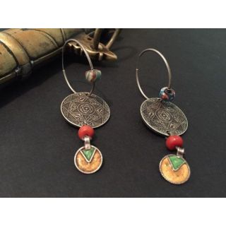 Moroccan Tuareg Berber Handmade Geometric Earrings