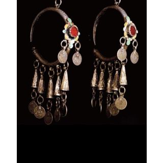 Moroccan Tuareg Berber-Inspired Geometric Earrings