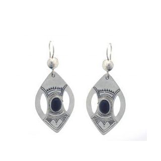 Moroccan Tuareg Berber Handcrafted Earrings - Cultural Heritage Design