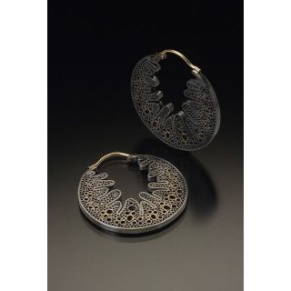 Moroccan Tuareg Berber Geometric Earrings - Handcrafted Ethnic Jewelry