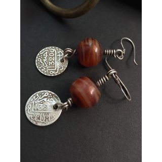 Moroccan Tuareg Berber Design Earrings - Handcrafted Ethnic Jewelry