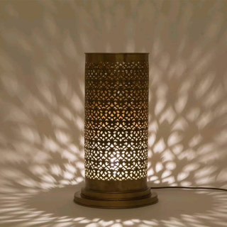 Moroccan Silver Metal Pendant Floor Lamp 130