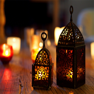 Moroccan Silver Metal Pendant Lamp