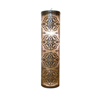 Moroccan Silver Pendant Floor Lamps - Vintage Elegance