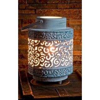 Moroccan Silver Floor Lamp | Vintage Charm and Elegance