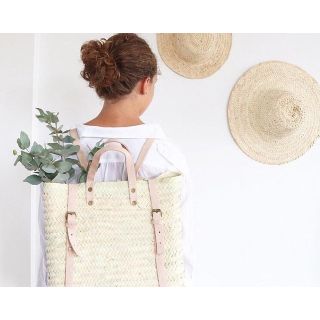 Handwoven Eco-Friendly French Market Basket