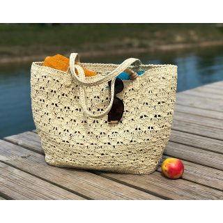 Eco-Friendly Handwoven French Market Basket | Stylish & Practical
