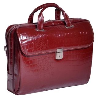 Red Moroccan Leather Laptop Bag | Handmade Artisan Bag
