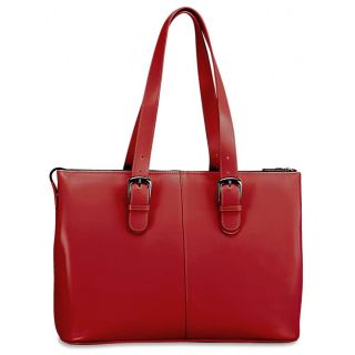 Premium Red Leather Moroccan Handbag - Handcrafted Luxury