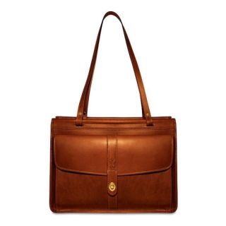 Vintage Moroccan Leather Handbag - Handcrafted Hazelnut Brown Bag