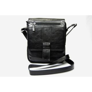 Black Moroccan Leather Handbag | Elegant Handmade Design