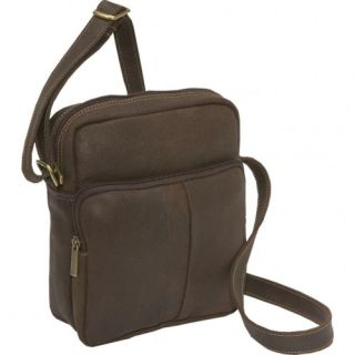 Vintage Dark Brown Moroccan Leather Handbag for Effortless Organization