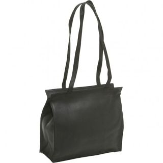 Exquisite Black Leather Handbag by Fez Tanneries - Moroccan Style