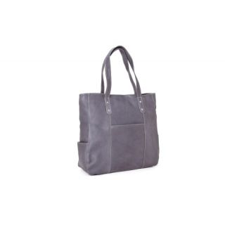 Luxurious Moroccan Gray Leather Handbag | Fez-Tanneries