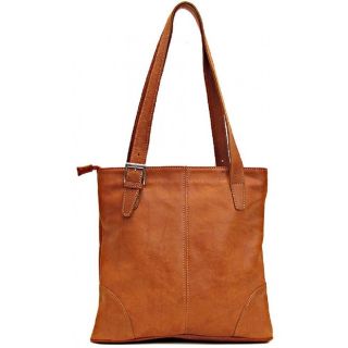 Moroccan Leather Handbag | Saddle Tan Handcrafted Bag