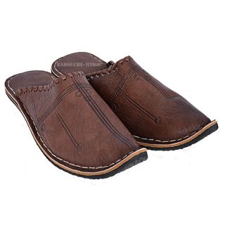 Luxury Moroccan Leather Slippers - Premium Quality Comfort & Style.
