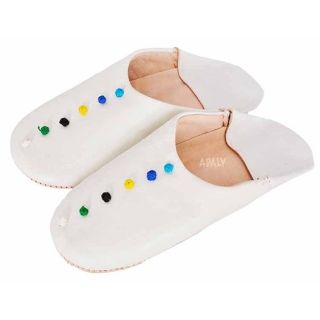 Luxury Moroccan Leather Slippers for Comfort and Style.