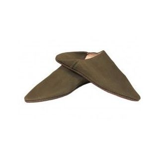 Premium Moroccan Leather Slippers - Handcrafted Cozy Style & Comfort