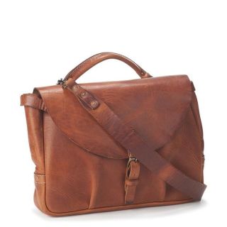 Vintage Moroccan Leather Messenger Bag - Hand-Stitched Premium Quality