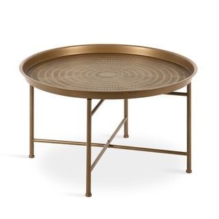 Moroccan Inspired Aluminum Tray Table | Metal Tables 143