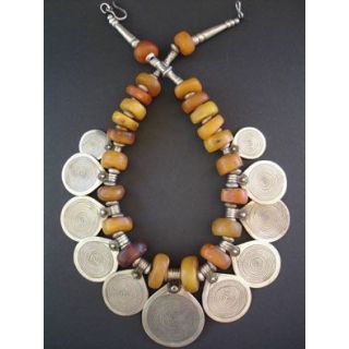 Moroccan Tuareg Berber Handmade Geometric Necklace for Elegance