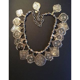 Moroccan Tuareg Berber Necklace - Handcrafted Ethnic Elegance