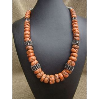 Moroccan Tuareg Berber Necklace - Handcrafted Geometric Jewelry