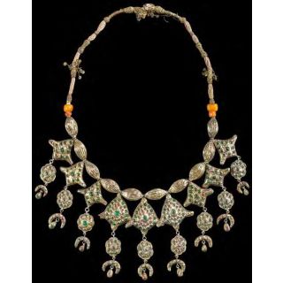 Moroccan Tuareg Berber Handcrafted Necklace - Geometric Elegance