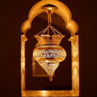 Metal Moroccan Handmade Pendant Lamp - Vintage Design