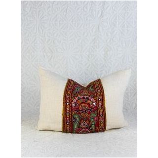 Moroccan Handmade Throw Pillow - Vibrant Colors & Traditional Craftsmanship
