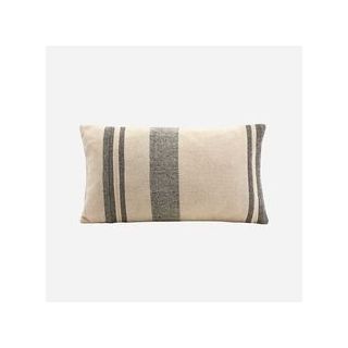 Handwoven Gray Striped Moroccan Throw Pillows