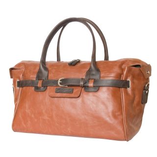 Elegant Moroccan Leather Travel Bag with Versatile Straps