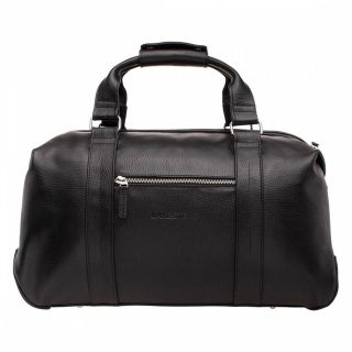 Moroccan Leather Travel Bag 157 - Premium Handmade Style
