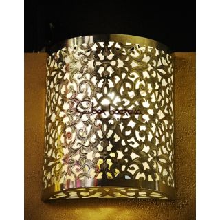 Moroccan Silver Metal Handmade Wall Lamps | Vintage Charm
