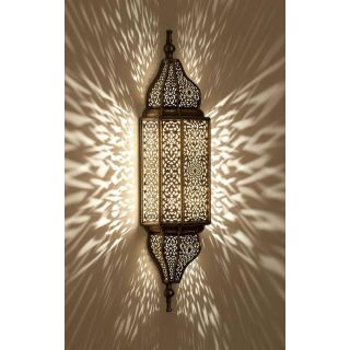 Moroccan Silver Metal Pendant Wall Lamps - Vintage Charm & Elegance