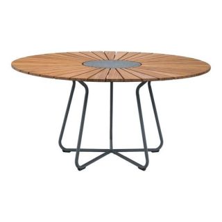 Hand-Carved Moroccan Wood Table - Glossy Finish
